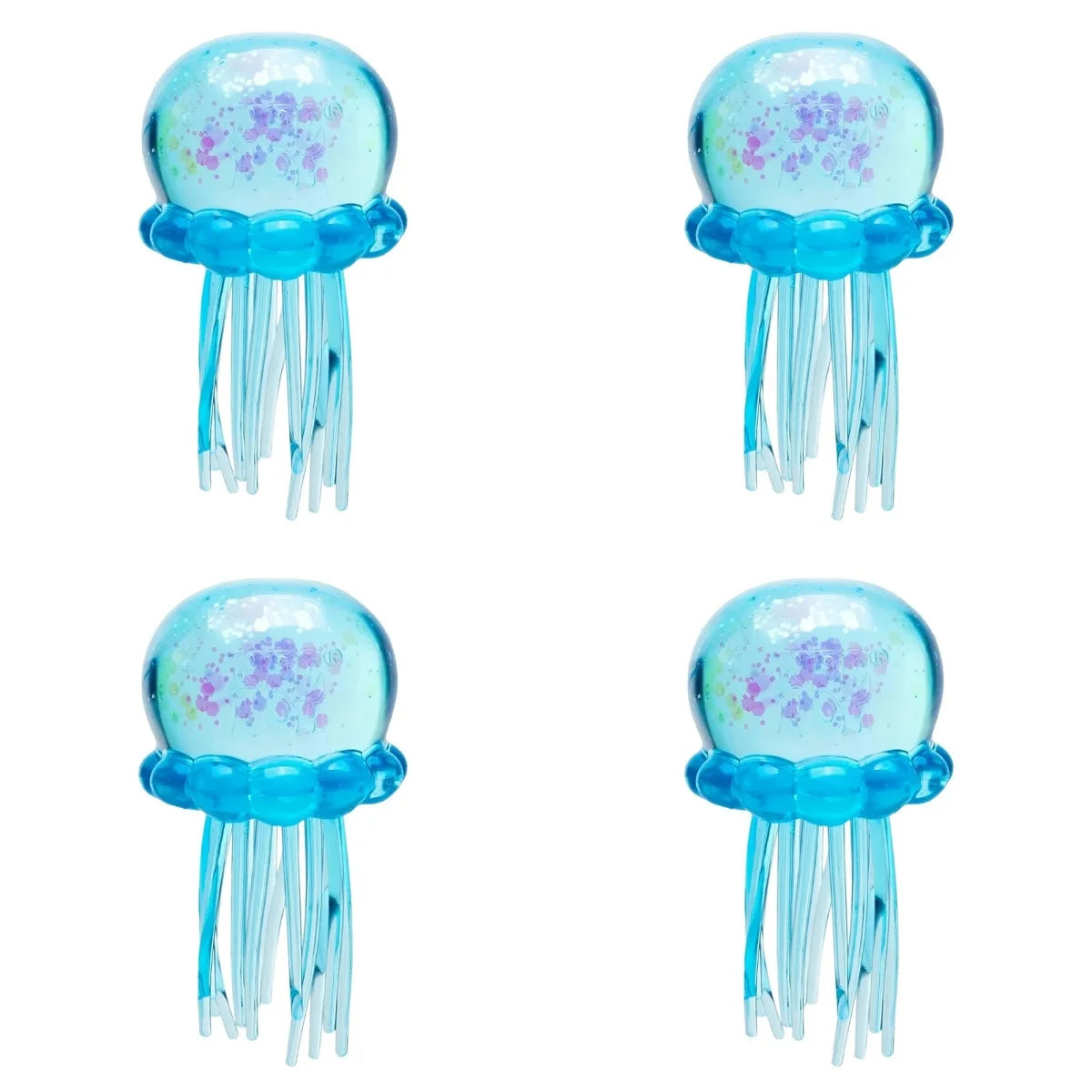 NeeDoh Jellyfish and Cube Plastic Squish Toy For Stress Relief and Sensory Play