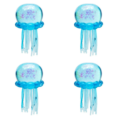 NeeDoh Jellyfish and Cube Plastic Squish Toy For Stress Relief and Sensory Play