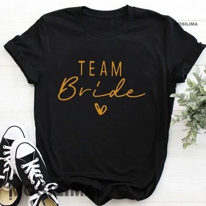 Women’s Luxe Team Bride Shirts - Bachelorette Party Bridesmaids Wedding Female Tops