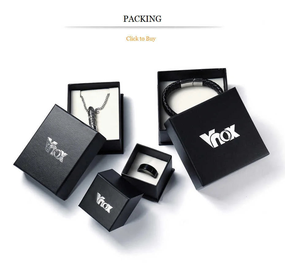 Bold Ring for Men with Stainless Steel Horus Cross Rhodium Plated 8mm