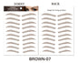 Women’s 6D Eyebrow Tattoos Stickers Waterproof Hair-Like Brow Grooming Shaping