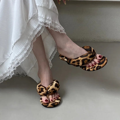Bailamos 2025 Summer Women Slipper Fashion Narrow Band Ladies Slip On Flip Flop Low Wedge Heel Outdoor Dress Slides Mujer