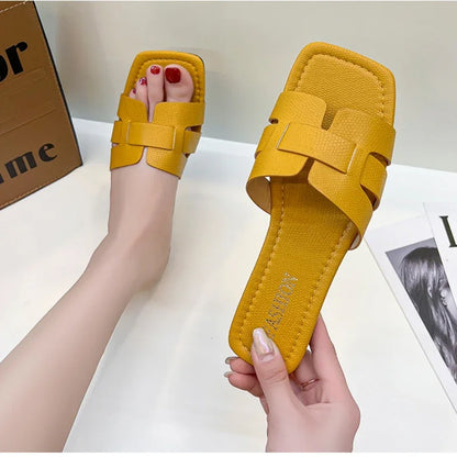 Flat Sandals for Women with Lightweight Water Friendly Open Toe