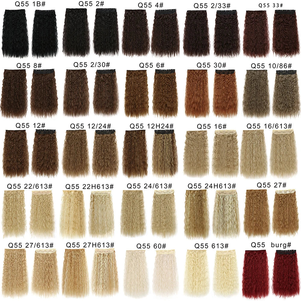 Long Clip In Hair Extensions for Length and Volume 22 Inch