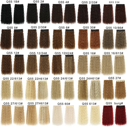 Long Clip In Hair Extensions for Length and Volume 22 Inch
