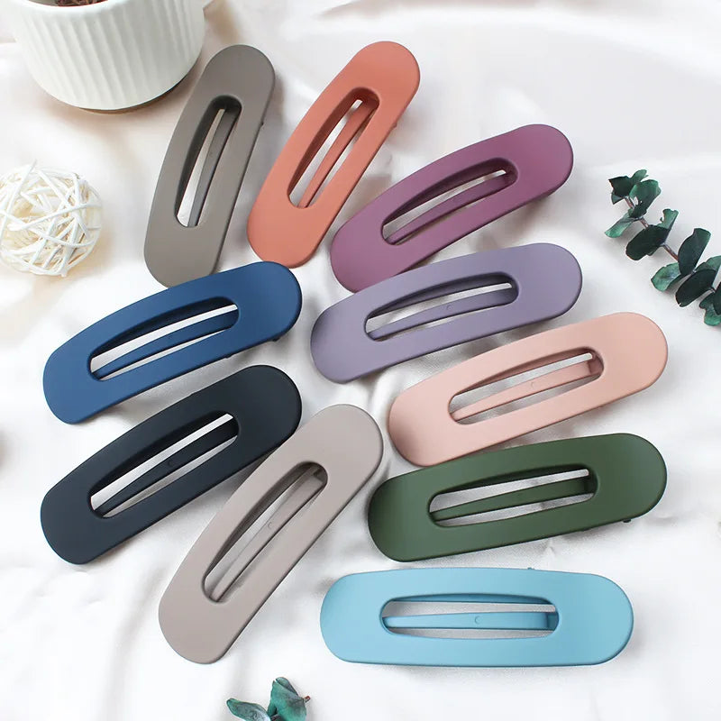 Matte Hair Clips for Bangs and Flyaway Control Gentle Grip Daily Wear