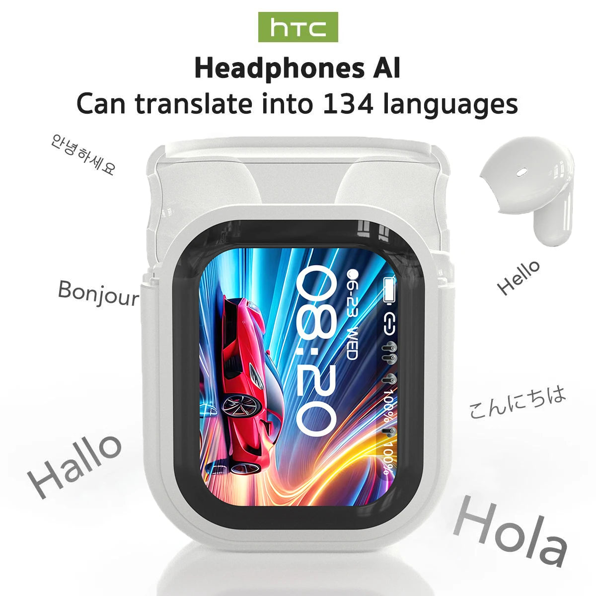 Real-time translator earbuds with active noise cancellation