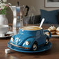 Handmade Beetle Shaped Mug with 321 Ml Capacity for Beetle Lovers Gift