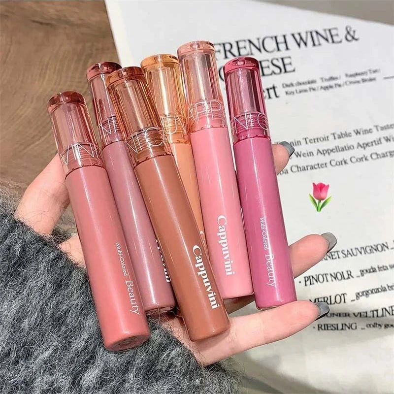 Hydrating Lip Gloss with Glassy Shine for Everyday Wear Rich Color