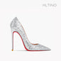 Couture Luxury Red Bottom Glitter Heels | Merch Gone Viral.