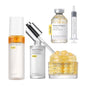 Korean Facial Care Set Featuring Collagen Silk Peptide Ampoule And Retinol Capsule For Revitalizing Brightening