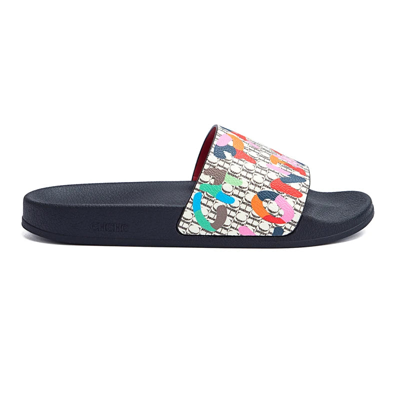 Soft Women Beach Slippers With Letter Print Design For All Day Wear And Resort Style