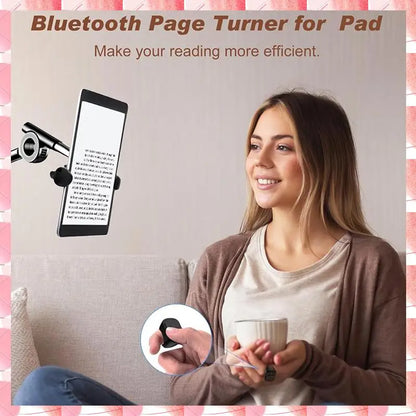 Wireless Ring Remote for Short Video Apps with Bluetooth Page Turning and Camera Shutter