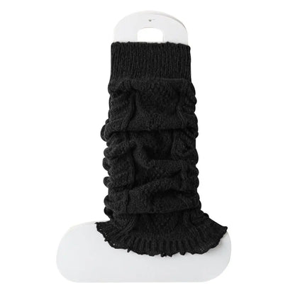 New Knitting Leg Warmers Cute Sweet Warm Foot Cover Boot Warmers Autumn Winter