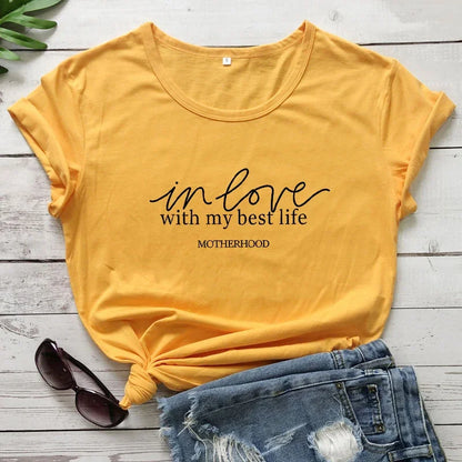 In Love With My Best Life Shirts - Inspirational Shirts | Merch Gone Viral