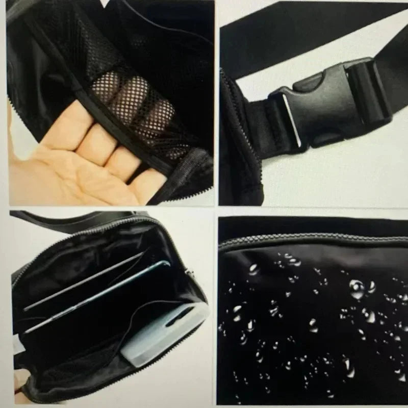 Lightweight Waist Bag for Yoga and Running with Secure Pocket