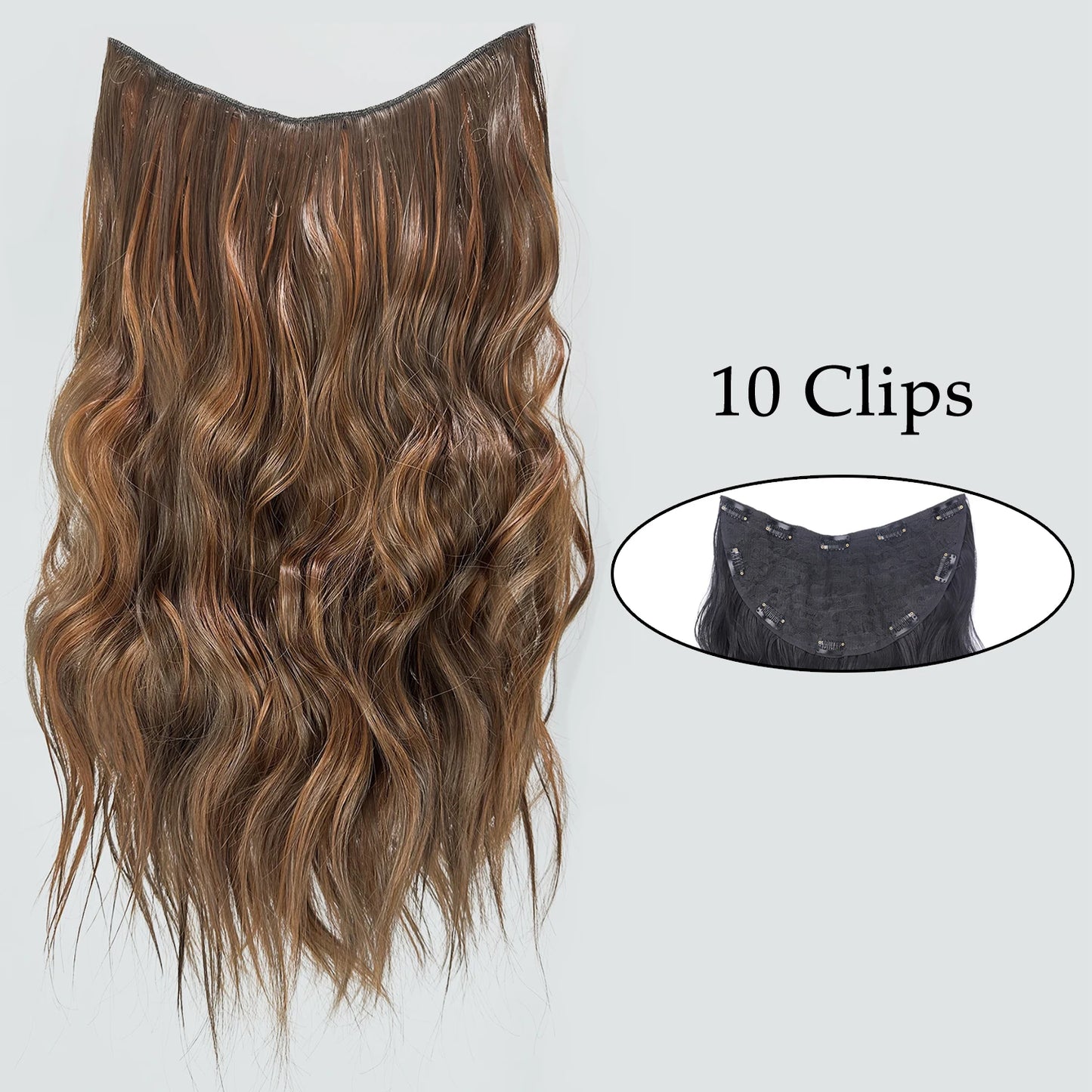 Voluminous Clip-In Hair Extensions 80cm For Fuller Long Hair Look