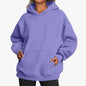 Women's Fleece Hoodie with Oversized Fit and Soft Touch Inner Lining Relaxed Silhouette