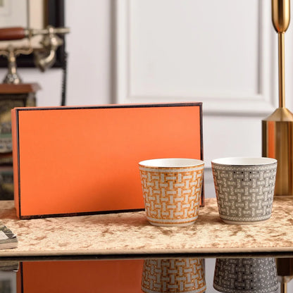 Classic Coffee Cup Bone China 250ml Gift Box for Breakfast and Tea