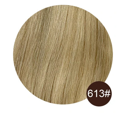 Clip In Hair Extensions 7 Pieces Human Hair 22inch #99J Burgundy Red For Bold & Vibrant Style