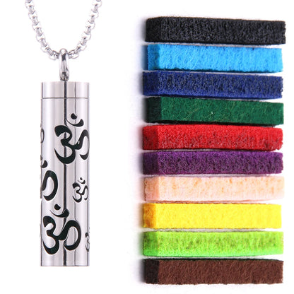 Women’s Aromatherapy Diffuser Necklace 316L Stainless Steel Locket