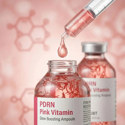 Korean Skincare Ampoule Kit Glow Formulated With Collagen Silk Peptide And PDRN For Deep Hydration And Radiant Skin