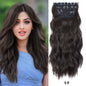 Synthetic Clip In Hair Extensions 11Color Synthetic Clip In Hair Extensions Long Wavy 4Pcs/Set Piece 11 Clip-In Hairpieces