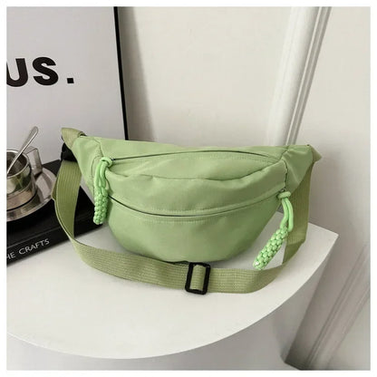 Women's crescent sling bag for hands-free days