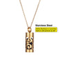 Women’s Stainless Steel Aromatherapy Diffuser Necklace For Essential Oils