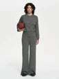 Women’s Knit Cardigan And Pants Set Slim Fit Long Sleeve Winter