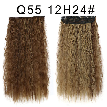 Long Clip In Hair Extensions for Length and Volume 22 Inch
