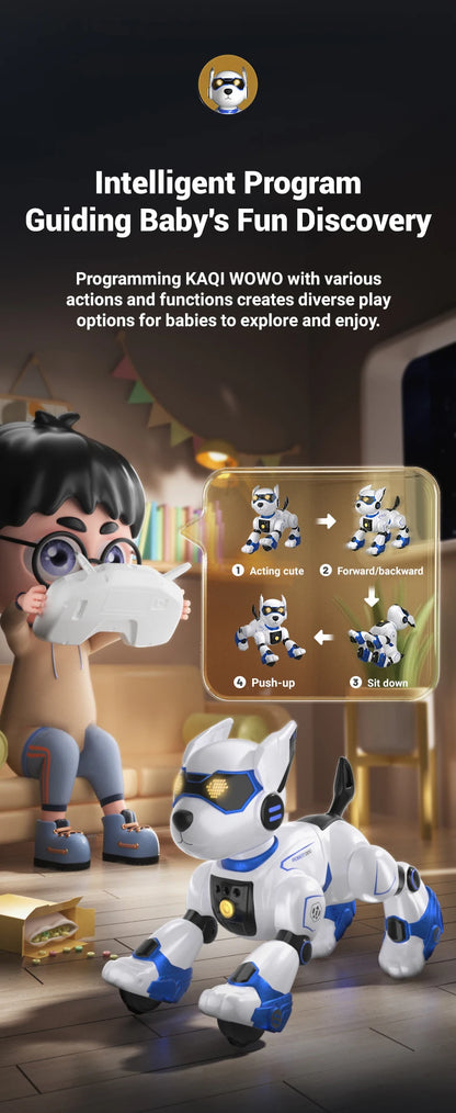 R27 Intelligent Robot Dog - Voice Control Electronic Pet Programming Toy