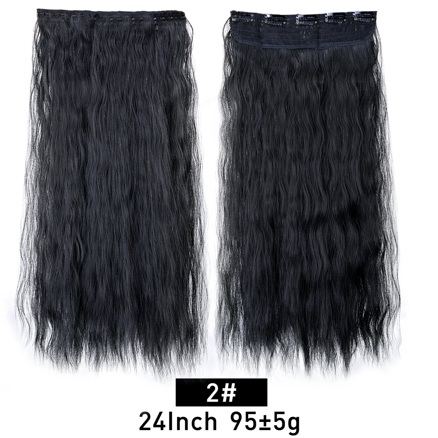 Long Clip In Hair Extensions for Length and Volume 22 Inch