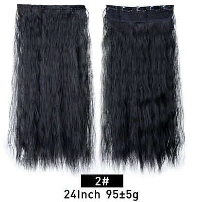 Long Clip In Hair Extensions for Length and Volume 22 Inch