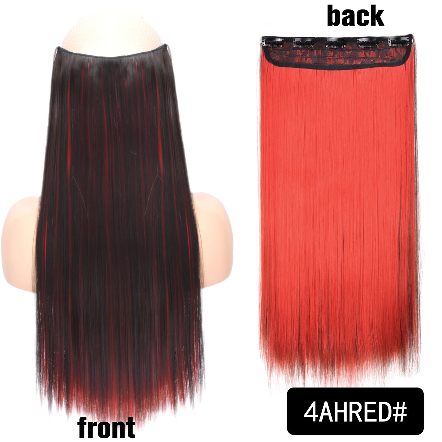 Long Clip In Hair Extensions for Length and Volume 22 Inch