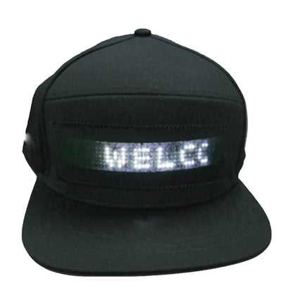Glowing Advertising Hat Diy Text And Images Neon Rave Grand Event Outdoor Sports Costumes Accessories LED Mobile Bluetooth Hats