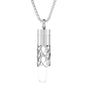 Women’s Diffuser Necklace Stainless Steel Bottle Oil Storage