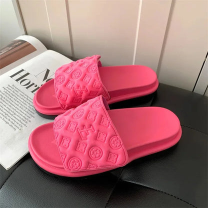 Breathable Canvas Slip On Sandals With Adjustable Strap And Cushioned Footbed For All Day Comfort