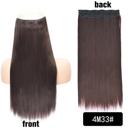Long Clip In Hair Extensions for Length and Volume 22 Inch