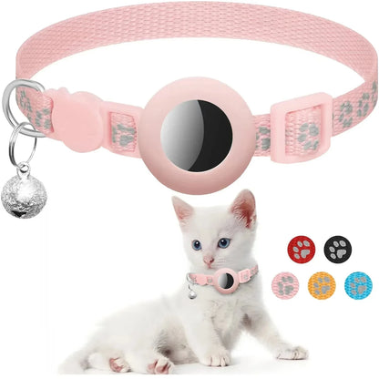 Reflective GPS Pet Tracker Collar With Breakaway Waterproof Housing