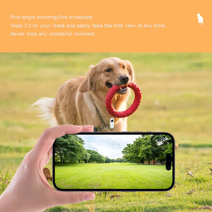 HD Cat Camera Collar with 32GB Card USB Rechargeable Adjustable