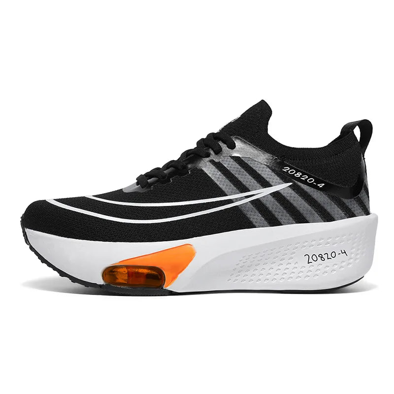 Breathable Sneakers for Marathon Training Cushioned Insole Nonslip Grip