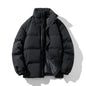 Autumn and Winter Puffer Jacket Men Vintage Warm High Neck Zipper Design Cotton-Padded Coat SINOBILLOW