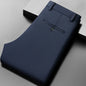 29-42 Men's Summer Pants Thin Straight Stretch Casual Pants with No Trace No Ironing Fabric Silky and Cool Feeling