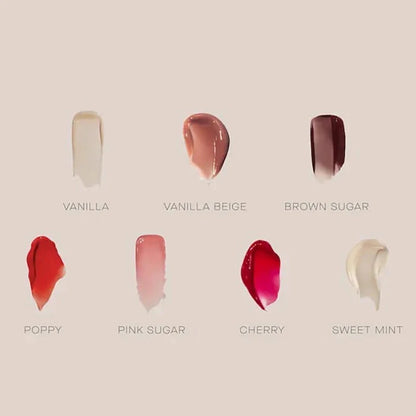 Iced Coffee Butter Lip Balm Moisturizing Transparent Lipstick Set Smooth Soft Tube Mirror Lip Gloss Lip Makeupv