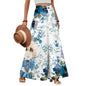 Women's Polyester Palazzo Pants With Pockets And High Waist And Wide Leg Flowing Silhouette