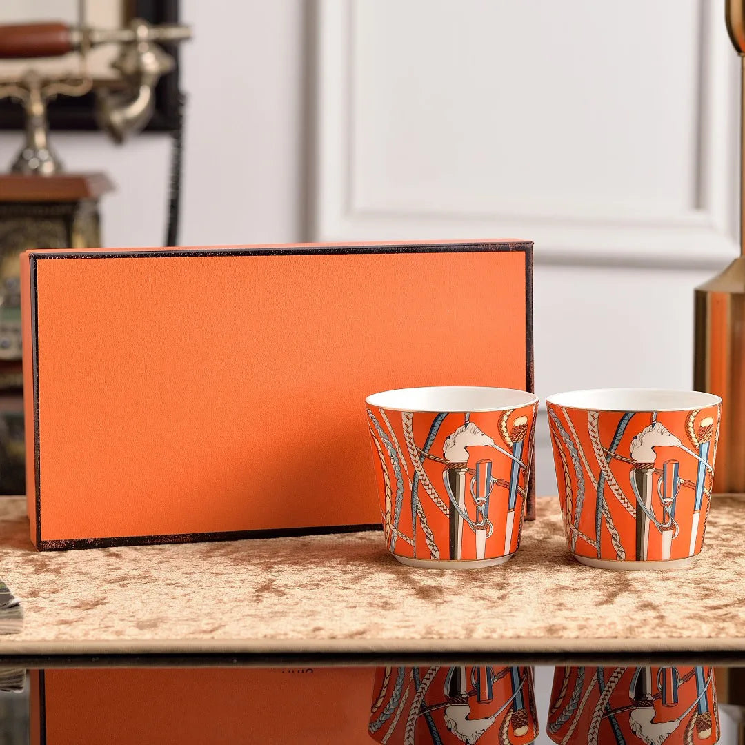 Classic Coffee Cup Bone China 250ml Gift Box for Breakfast and Tea