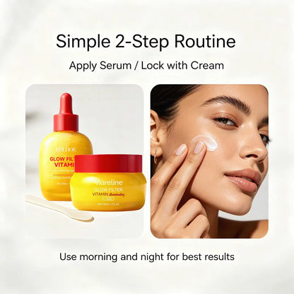 Vitamin C essence and cream with single or duo options