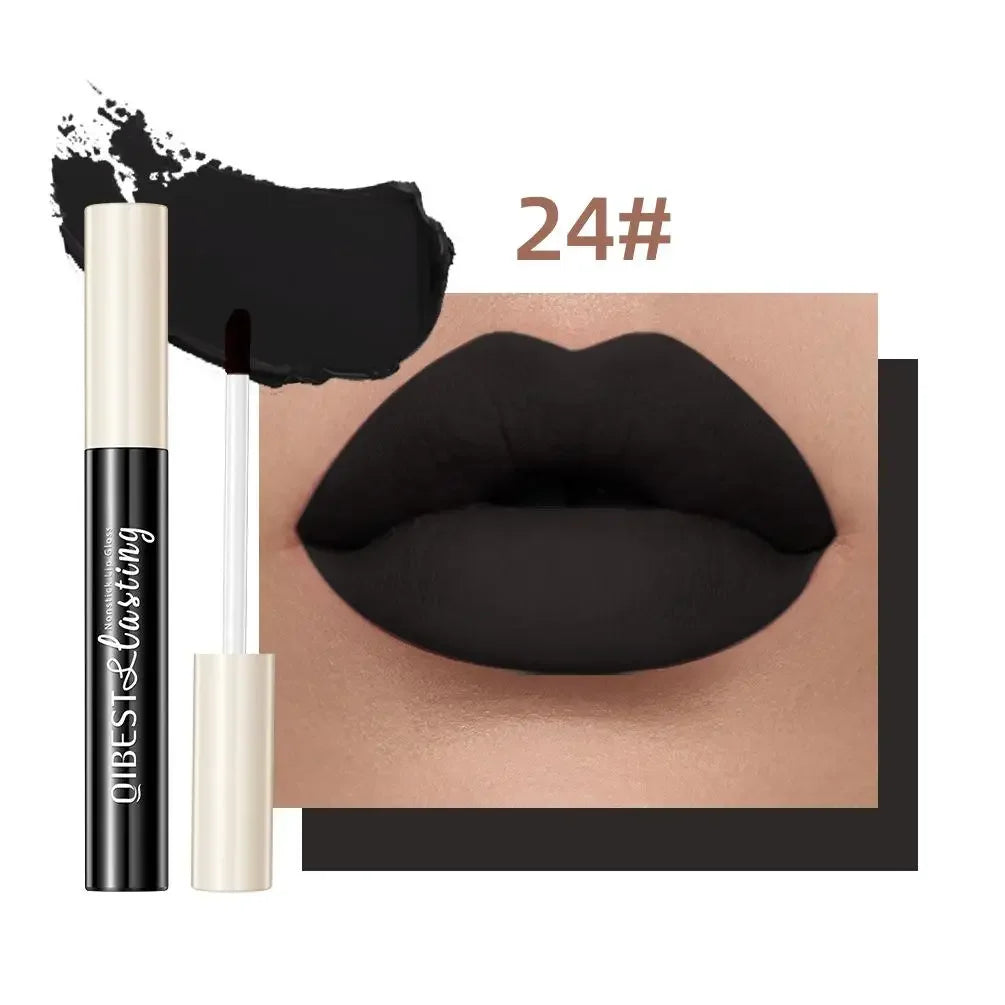 12 Colors Sexy Women Lipstick Waterproof Long Lasting Moist Lip Gloss Vivid Colorful Lipgloss Women Makeup maquiagem