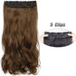 Wavy Clip In Hair Extensions Five Clip Set for Fuller Waves